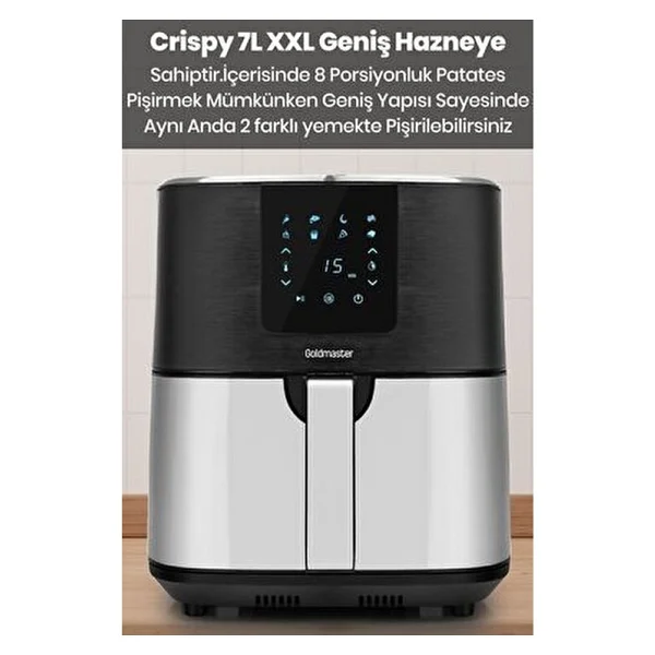 Goldmaster Crispy Gm7459 7 Lt Yağsız Fritöz - Görsel 9
