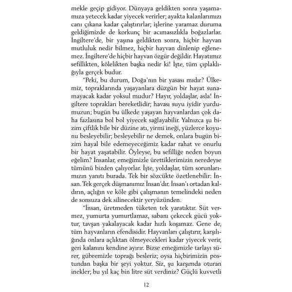 Hayvan Çiftliği - George Orwell Can Yayınları - Görsel 7