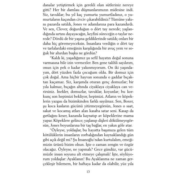 Hayvan Çiftliği - George Orwell Can Yayınları - Görsel 8