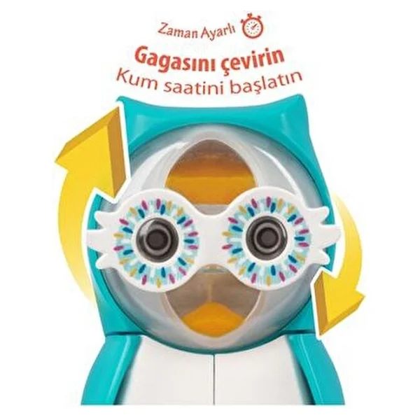 Flipper Diş Fırçası Saklama Kabı Baykuş Figürlü - Mavi - Görsel 4