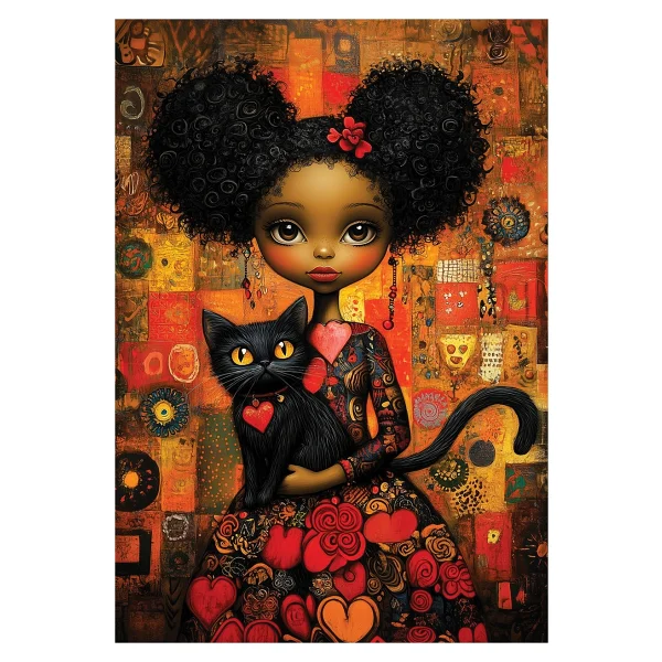 Anatolian Kara Kedi 500 Parça Puzzle 3641 - Görsel 3