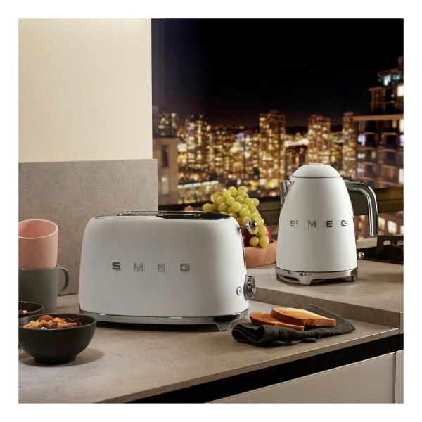 Smeg Retro Tsf01whmeu Mat Beyaz Ekmek Kızartma Makinesi - Görsel 8
