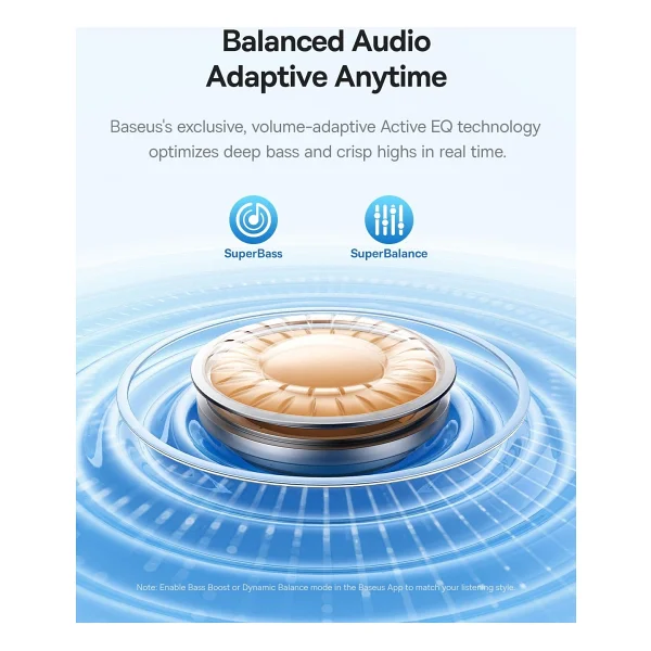 Baseus Bass Bp1 Pro ANC TWS Beyaz Kulak İçi Bluetooth Kulaklık - Görsel 8
