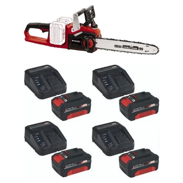 Einhell Ge-Lc 36/35 Li Dört Akülü 4 Ah Motorlu Testere - Görsel 6