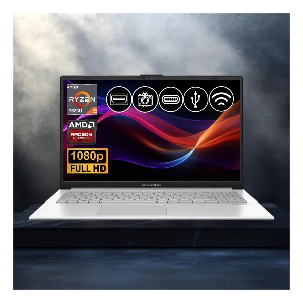 Asus Vivobook Go 15 E1504fa-Bq1741 Ryzen 5 7520u 8 GB 1 TB SSD Radeon 610m 15.6" Full HD Notebook - Görsel 8