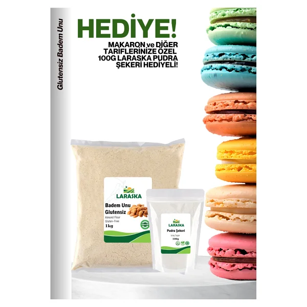 Laraska 1 Kg Badem Unu - Görsel 9