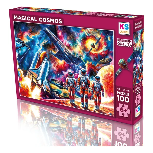 Ks Games Magical Cosmos 100 Parça Çocuk Puzzle 31506 - Görsel 8