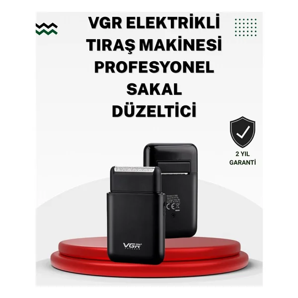 Vgr V-390 Siyah Sakal Tıraş Makinesi - Görsel 6