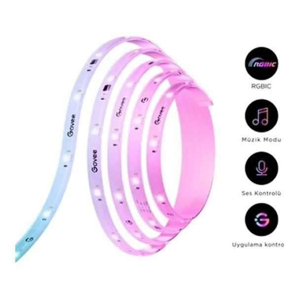 Govee Strip Light S Rgbıcw H612a 5 M Şerit LED - Görsel 3