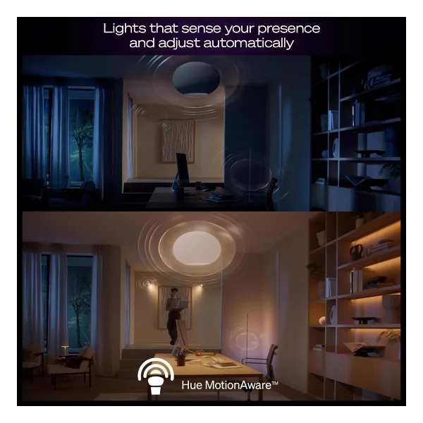 Philips Hue 1100 Renkli Ambiyans 11 W-75 W E27 2'li Akıllı LED Ampul + Bridge Pro Başlangıç Seti - Görsel 6