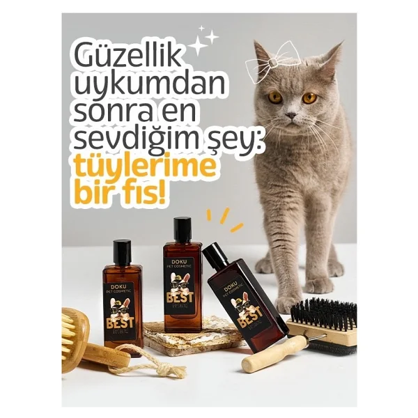 Doku Pet Cosmetic Kedi Ve Köpek Parfümü 50 Ml - Görsel 4