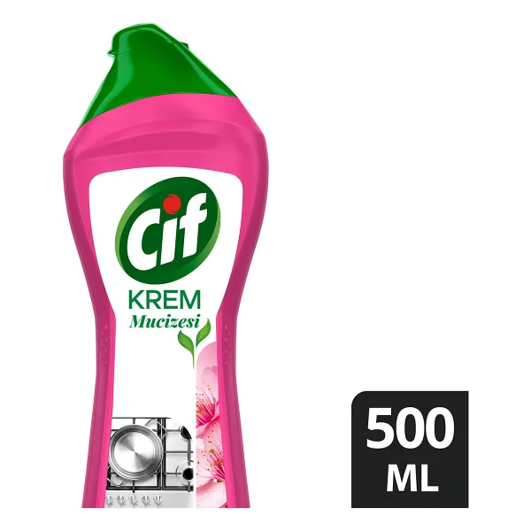 Cif Krem Sakura Mutfak Banyo Temizleyici 500 Ml - Görsel 9