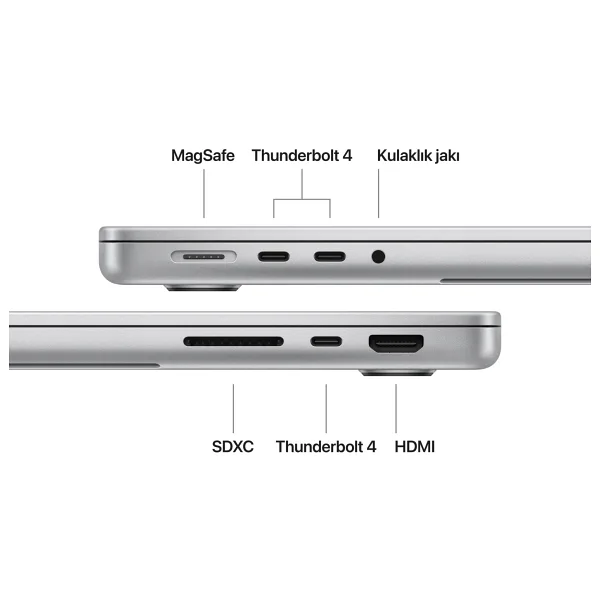 MacBook Pro M5 24 GB 1 TB SSD 14.2" Mde64tu/A Gümüş - Görsel 9