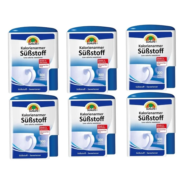 Sunlife Sübstoff Tatlandırıcı 300 Tablet Cep Boy (6 Adet) - Görsel 2