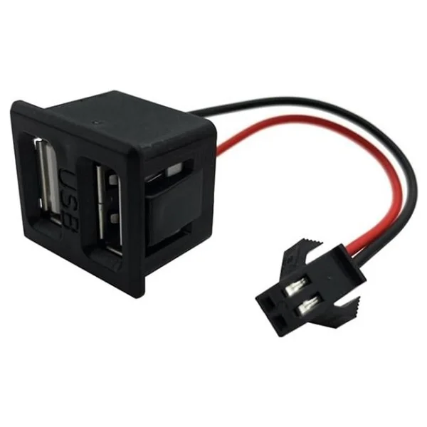 Ic-266t-4 Pano Tip Kare Type-C + USB Şarj Soketi Bağlantı Modülü - Görsel 2