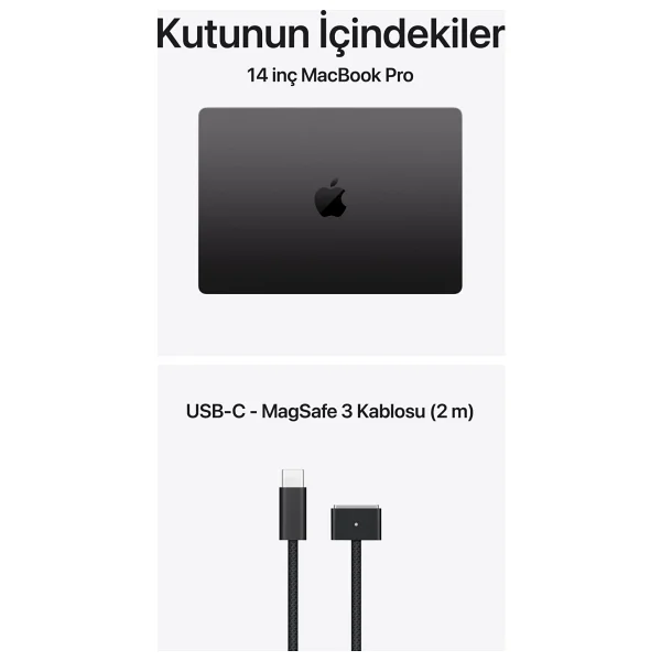 MacBook Pro M5 16 GB 1 TB SSD 14.2" Mde14tu/ Uzay Siyahı - Görsel 9