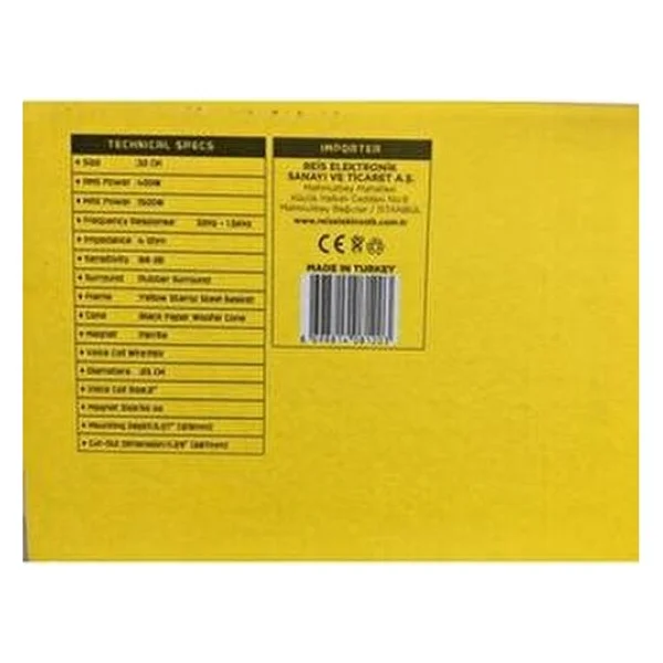 Soundmax Sx-Fc12 1500 W 30 Cm Kabinli Subwoofer - Görsel 8