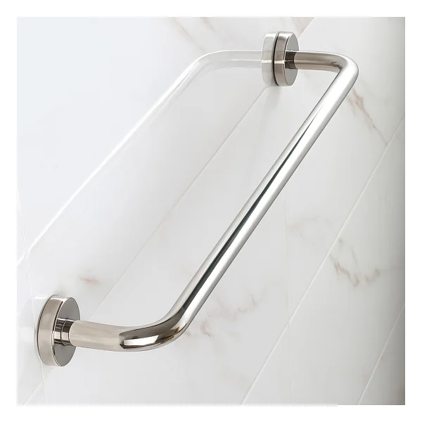 Tutunma Barı 19 Çap 50 Cm Paslanmaz Metal Krom Duvar Tipi Banyo Ve Wc Destek Tutamağı - Görsel 5
