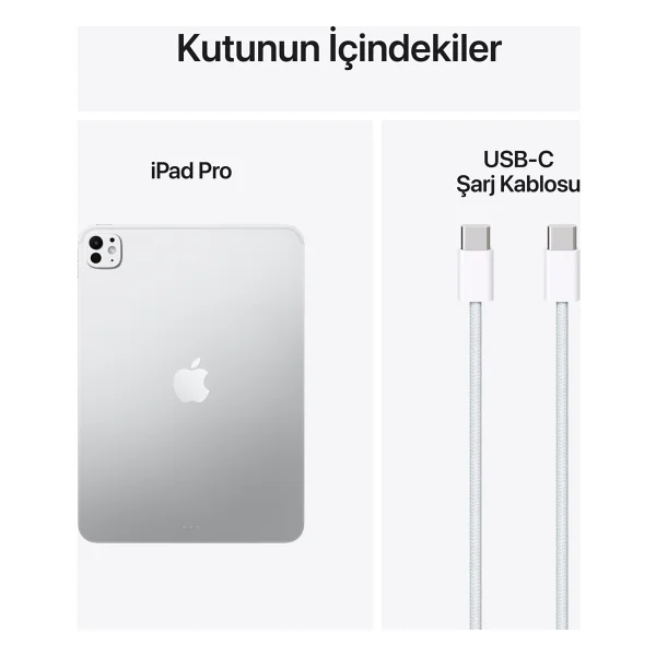 iPad Pro M5 Wi-Fi 256 GB 11" Mdwl4tu/A Gümüş Tablet - Görsel 9