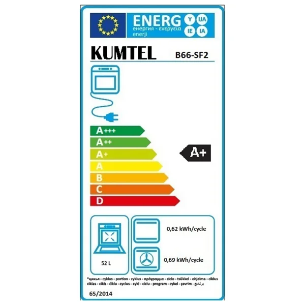 Kumtel Italian Design B66-Sf2(Mt) Ankastre Fırın - Görsel 6