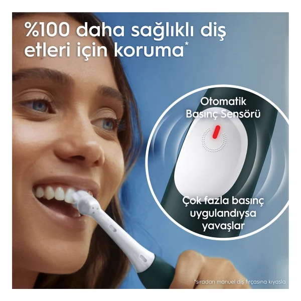 Oral-B İo 2 Seyahat Kaplı Yeşil Şarjlı Diş Fırçası - Görsel 5