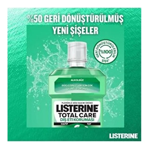 Listerine Diş Ve Diş Eti Koruması Hafif Tat 250 Ml Gargara - Görsel 8