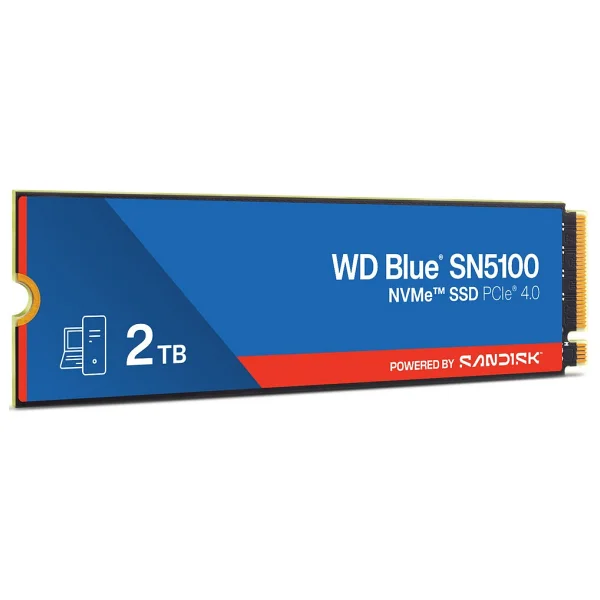 Western Digital Blue Sn5100 Wds200t5b0e Pcı-Express 4.0 2 TB M.2 SSD - Görsel 2