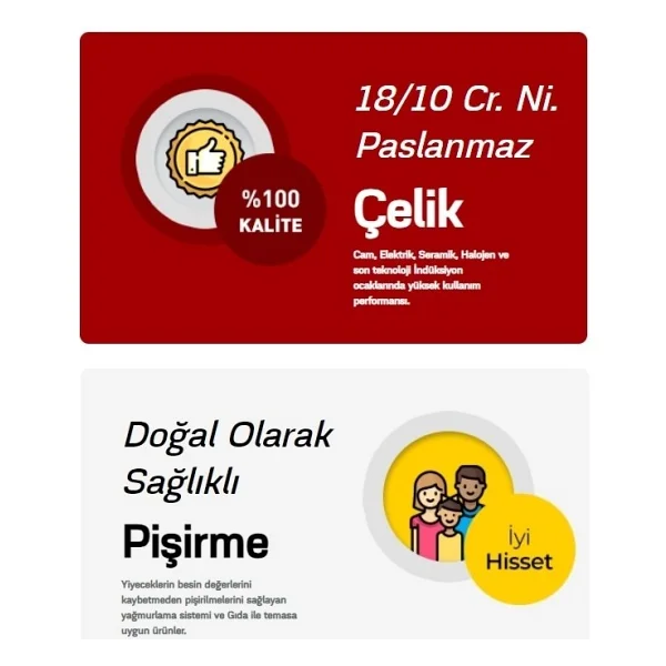 Oms 2006 40 Cm Basık Çelik Tencere - Görsel 6