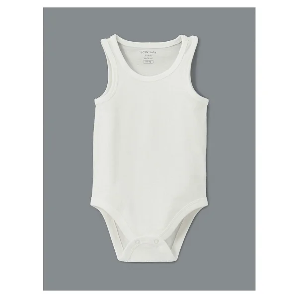 Lc Waikiki Yeni Sezon Erkek Bebek Tulum Ve Çıtçıtlı Body 2'li - Ekru - 0 - 1 Ay - Görsel 3