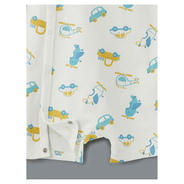 Lc Waikiki Yeni Sezon Erkek Bebek Tulum Ve Çıtçıtlı Body 2'li - Ekru - 0 - 1 Ay - Görsel 5