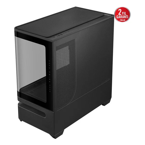Asus Prime Ap202 Argb Fansız Siyah Micro Atx Oyuncu Kasası - Görsel 3