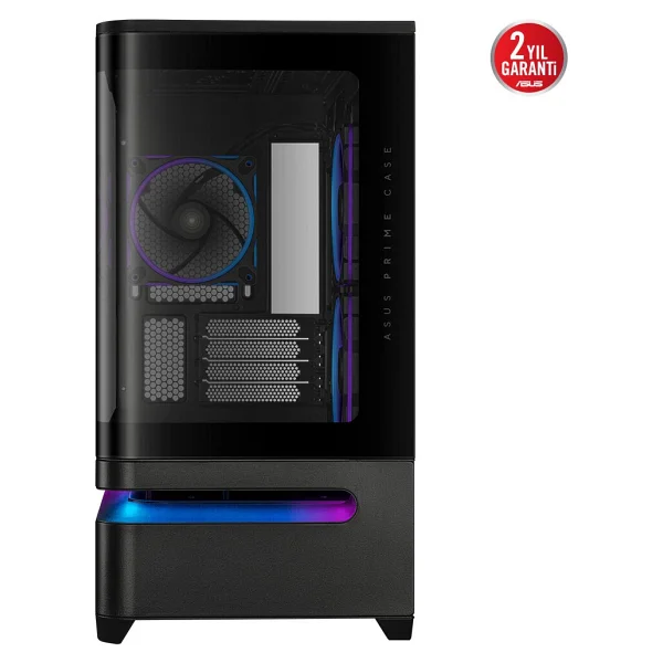 Asus Prime Ap202 Argb Fansız Siyah Micro Atx Oyuncu Kasası - Görsel 6