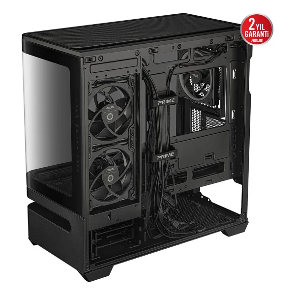 Asus Prime Ap202 Argb Fansız Siyah Micro Atx Oyuncu Kasası - Görsel 7