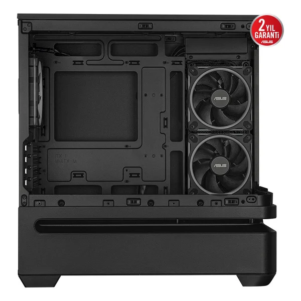 Asus Prime Ap202 Argb Fansız Siyah Micro Atx Oyuncu Kasası - Görsel 10