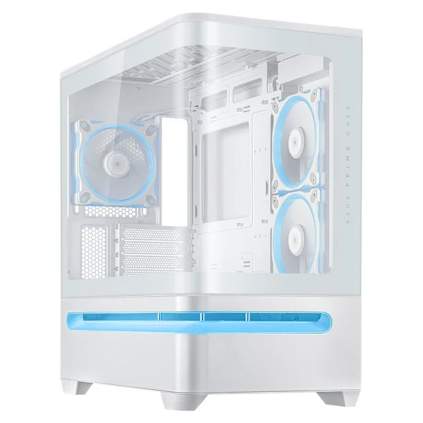 Asus Prime Ap202 Argb Fansız Beyaz Micro Atx Oyuncu Kasası - Görsel 2