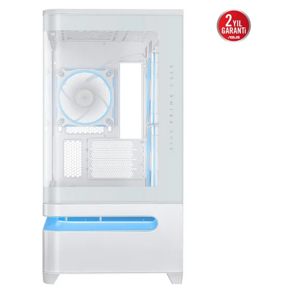 Asus Prime Ap202 Argb Fansız Beyaz Micro Atx Oyuncu Kasası - Görsel 4
