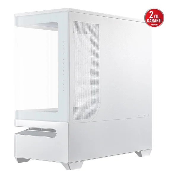 Asus Prime Ap202 Argb Fansız Beyaz Micro Atx Oyuncu Kasası - Görsel 6
