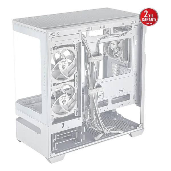 Asus Prime Ap202 Argb Fansız Beyaz Micro Atx Oyuncu Kasası - Görsel 10