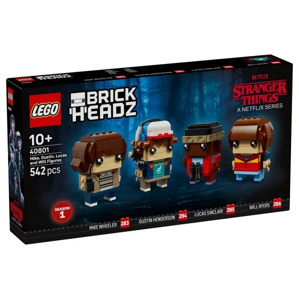 Lego 40801 Stranger Things Mike Dustin Lucas Ve Will Figürleri - Görsel 2