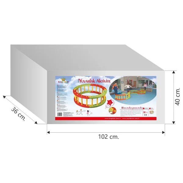 King Kids 6030 Yuvarlak Aktivite Alanı - Görsel 4