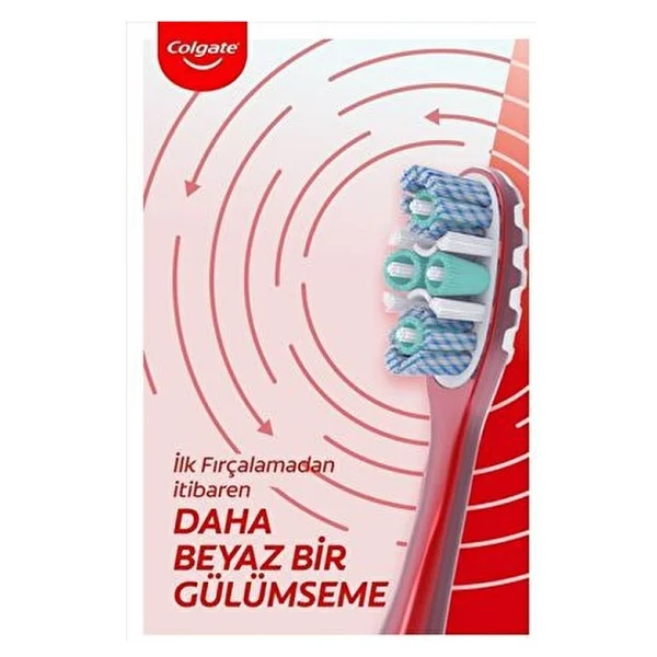 Colgate 360 Advanced Optic White Yumuşak Diş Fırçası - Görsel 6