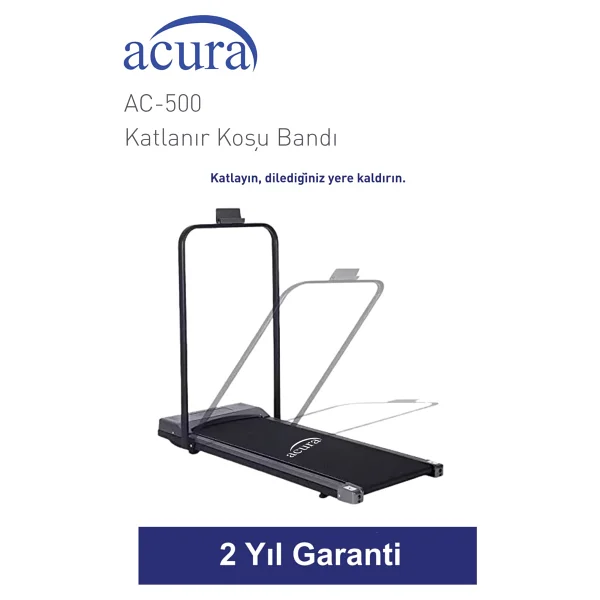Acura AC-500 Uzaktan Kumandalı Katlanabilir Koşu Bandı - Görsel 2