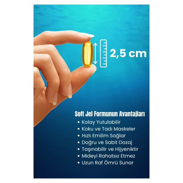 Maxigal Omega 3 Balık Yağı 200 Kapsül - Görsel 5