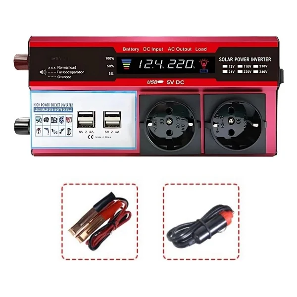 Buffer 12v 2000w Modifiye Sinüs İnverter Araç Ve Güneş Enerjisi - Görsel 5