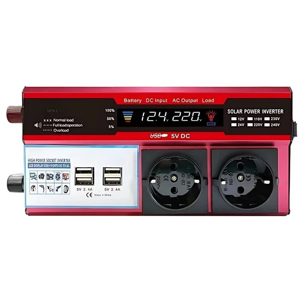 Buffer 12v 2000w Modifiye Sinüs İnverter Araç Ve Güneş Enerjisi - Görsel 7