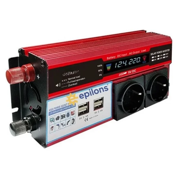 Buffer 12v 2000w Modifiye Sinüs İnverter Araç Ve Güneş Enerjisi - Görsel 8