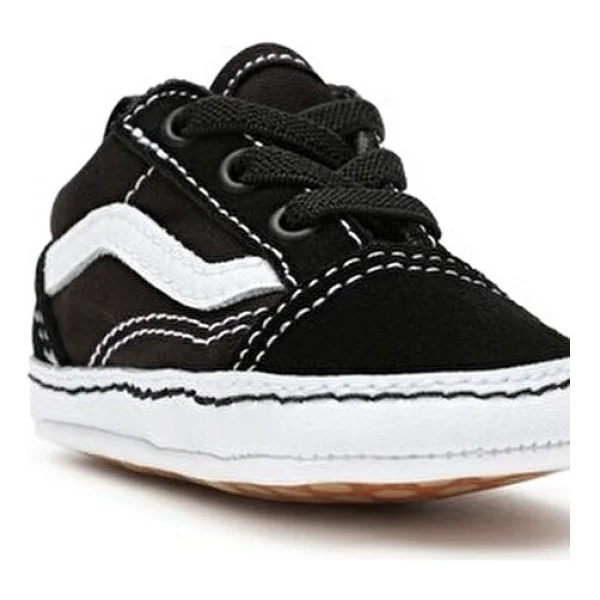 Vans Old Skool Crib Vn0a3u8k6bt1 Siyah Bebek Sneaker - Görsel 7