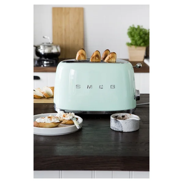 Smeg Retro Tsf01pbeu Pastel Mavi Ekmek Kızartma Makinesi - Görsel 7