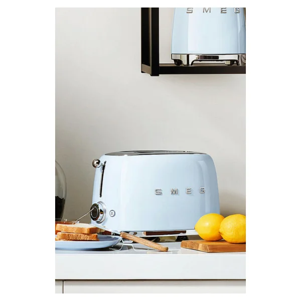 Smeg Retro Tsf01pbeu Pastel Mavi Ekmek Kızartma Makinesi - Görsel 10