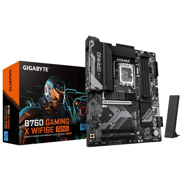 Gigabyte B760 Gaming X Wıfı6e Gen5 Intel Lga1700 DDR5 Atx Anakart - Görsel 2